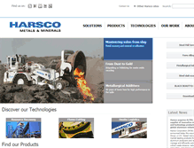 Tablet Screenshot of harsco-m.com